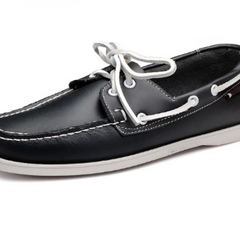 Men's Boat Shoe | Leather Slip On Flexible Sole