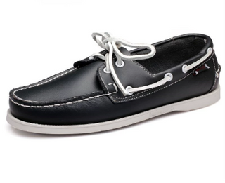 Men's Boat Shoe | Leather Slip On Flexible Sole