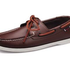 Men's Boat Shoe | Leather Slip On Flexible Sole