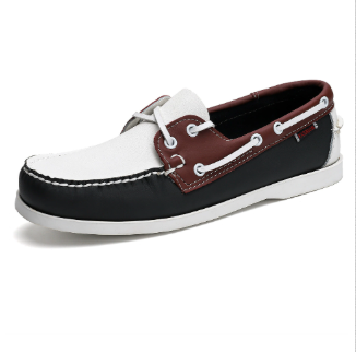 Men's Boat Shoe | Leather Slip On Flexible Sole