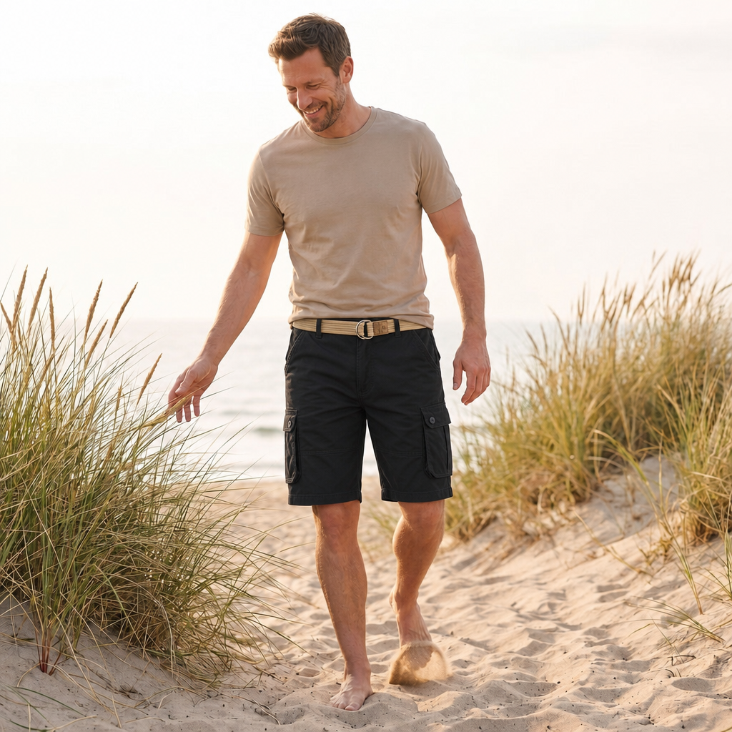 Men's Work Shorts | Relaxed Fit Cargo Knee Length