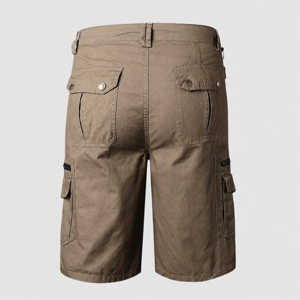 Men's Beach Shorts | Cargo Pockets Zip Closure