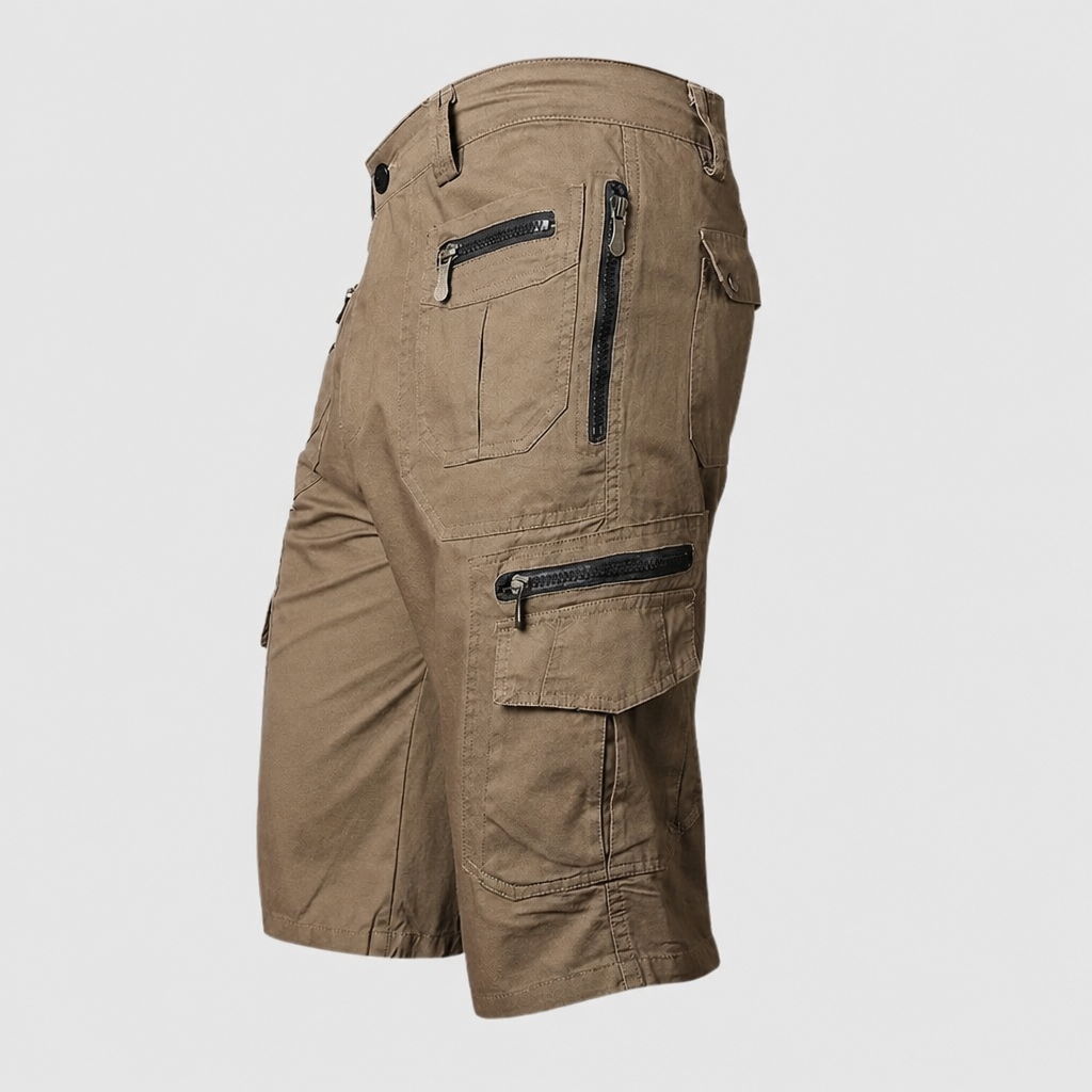 Men's Beach Shorts | Cargo Pockets Zip Closure