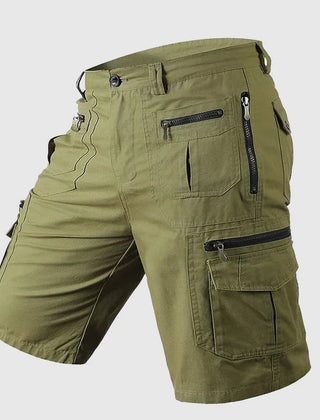 Men's Beach Shorts | Cargo Pockets Zip Closure