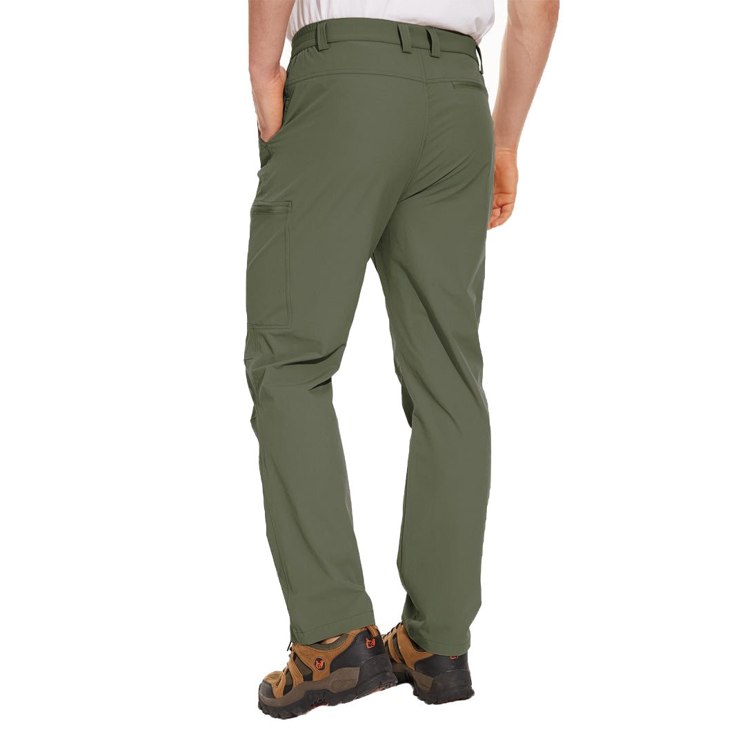Men's Hiking Pants | Cargo Pockets Quick Dry Regular Fit