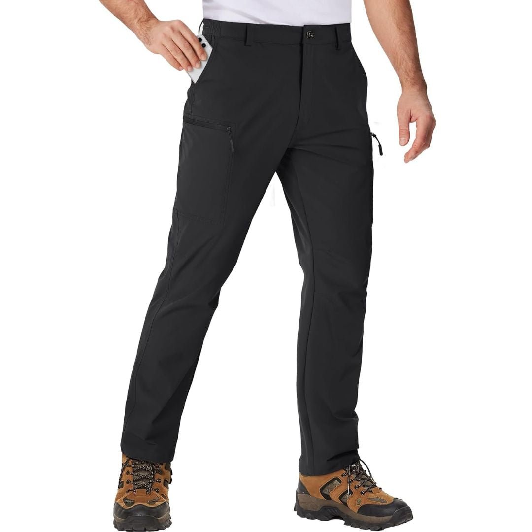 Men's Hiking Pants | Cargo Pockets Quick Dry Regular Fit