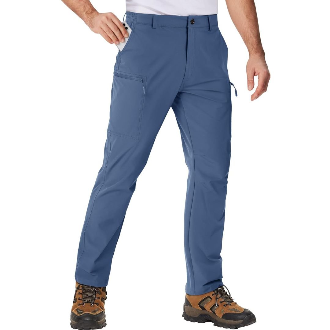 Men's Hiking Pants | Cargo Pockets Quick Dry Regular Fit