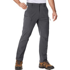 Men's Hiking Pants | Cargo Pockets Quick Dry Regular Fit