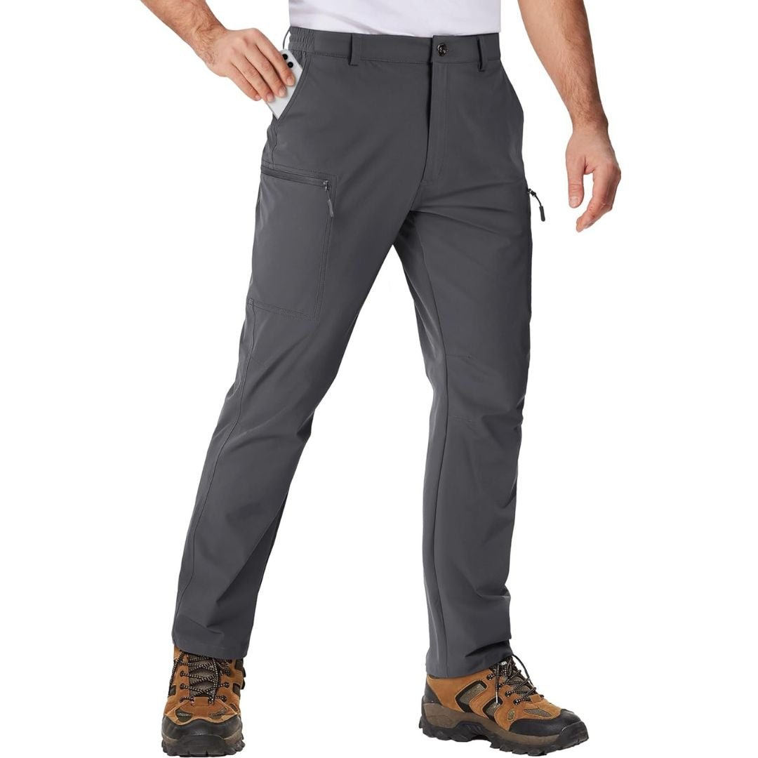 Men's Hiking Pants | Cargo Pockets Quick Dry Regular Fit