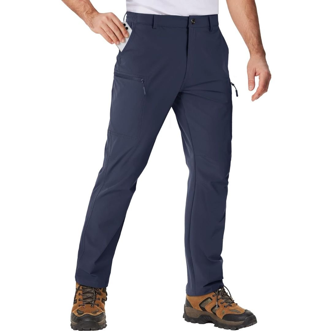 Men's Hiking Pants | Cargo Pockets Quick Dry Regular Fit