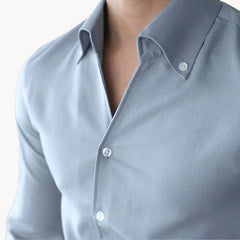 Men's Button Up Shirt | Slim Fit Long Sleeve Collared