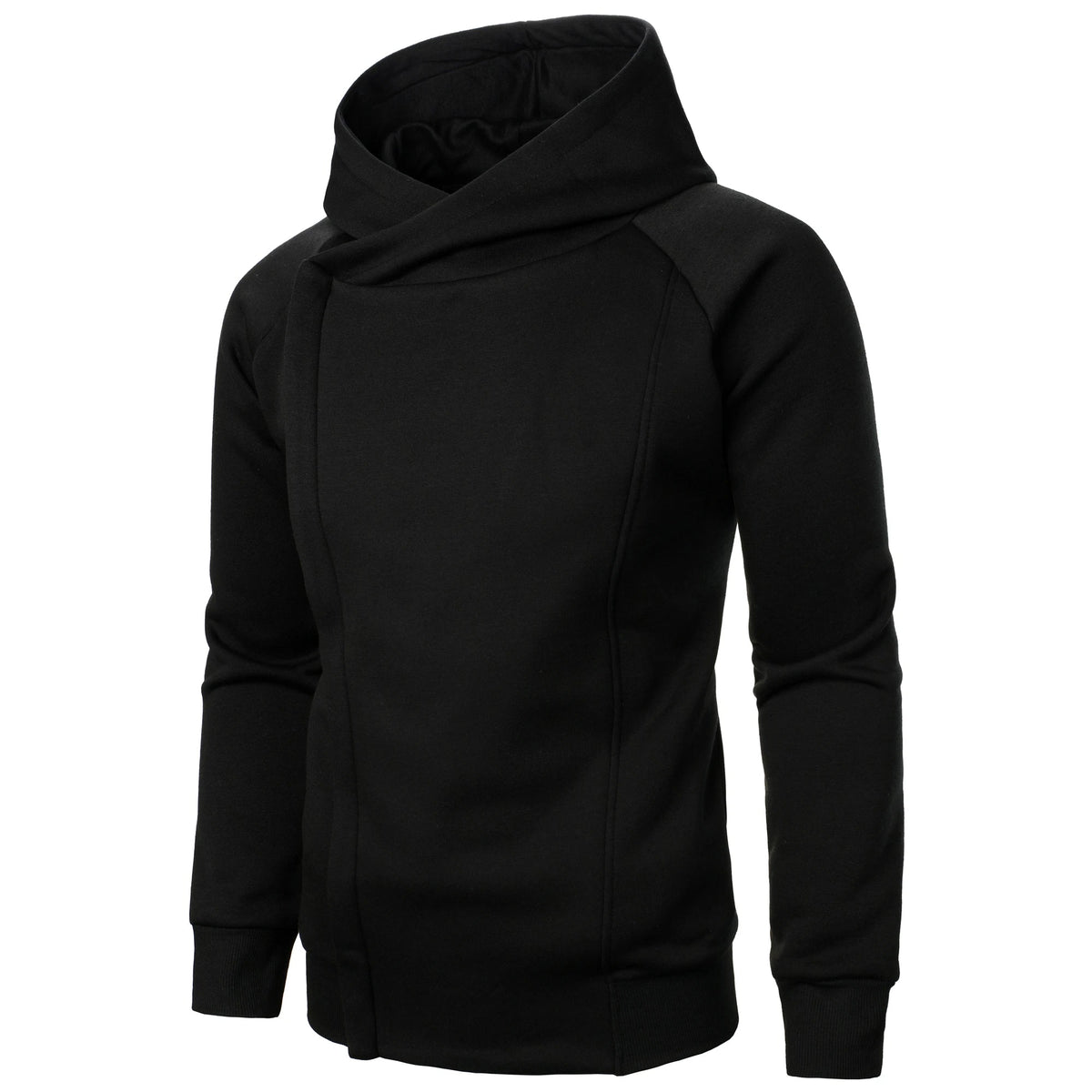 Men's Hoodie | Zip-Up Front Side Pockets Knit