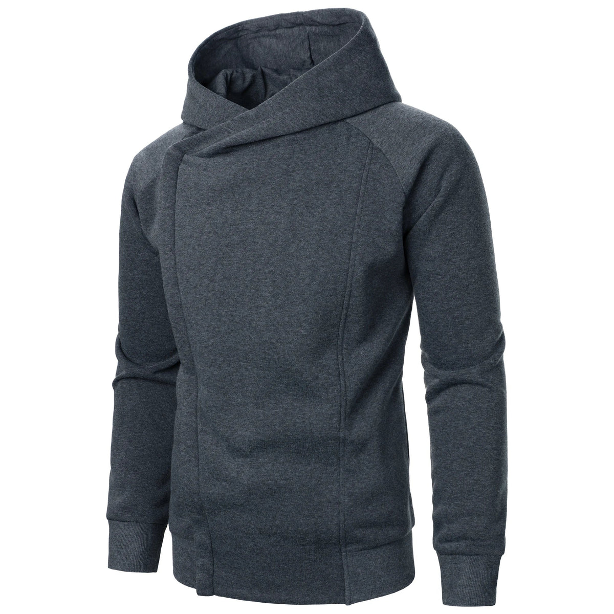Men's Hoodie | Zip-Up Front Side Pockets Knit