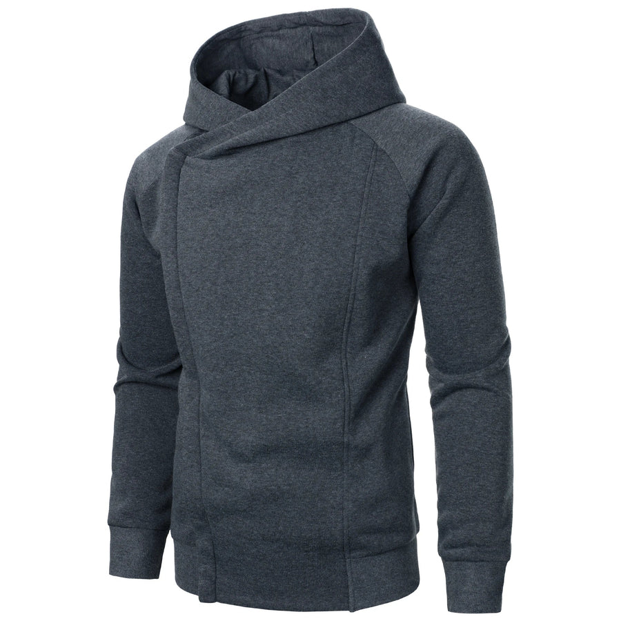 Men's Hoodie | Zip-Up Front Side Pockets Knit