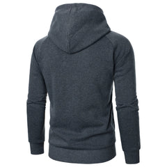 Men's Hoodie | Zip-Up Front Side Pockets Knit