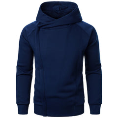 Men's Hoodie | Zip-Up Front Side Pockets Knit