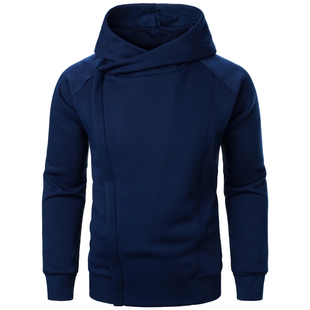 Men's Hoodie | Zip-Up Front Side Pockets Knit