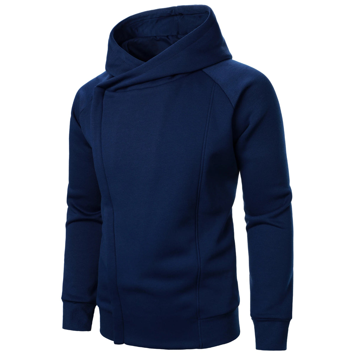 Men's Hoodie | Zip-Up Front Side Pockets Knit