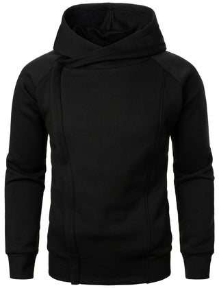 Men's Hoodie | Zip-Up Front Side Pockets Knit