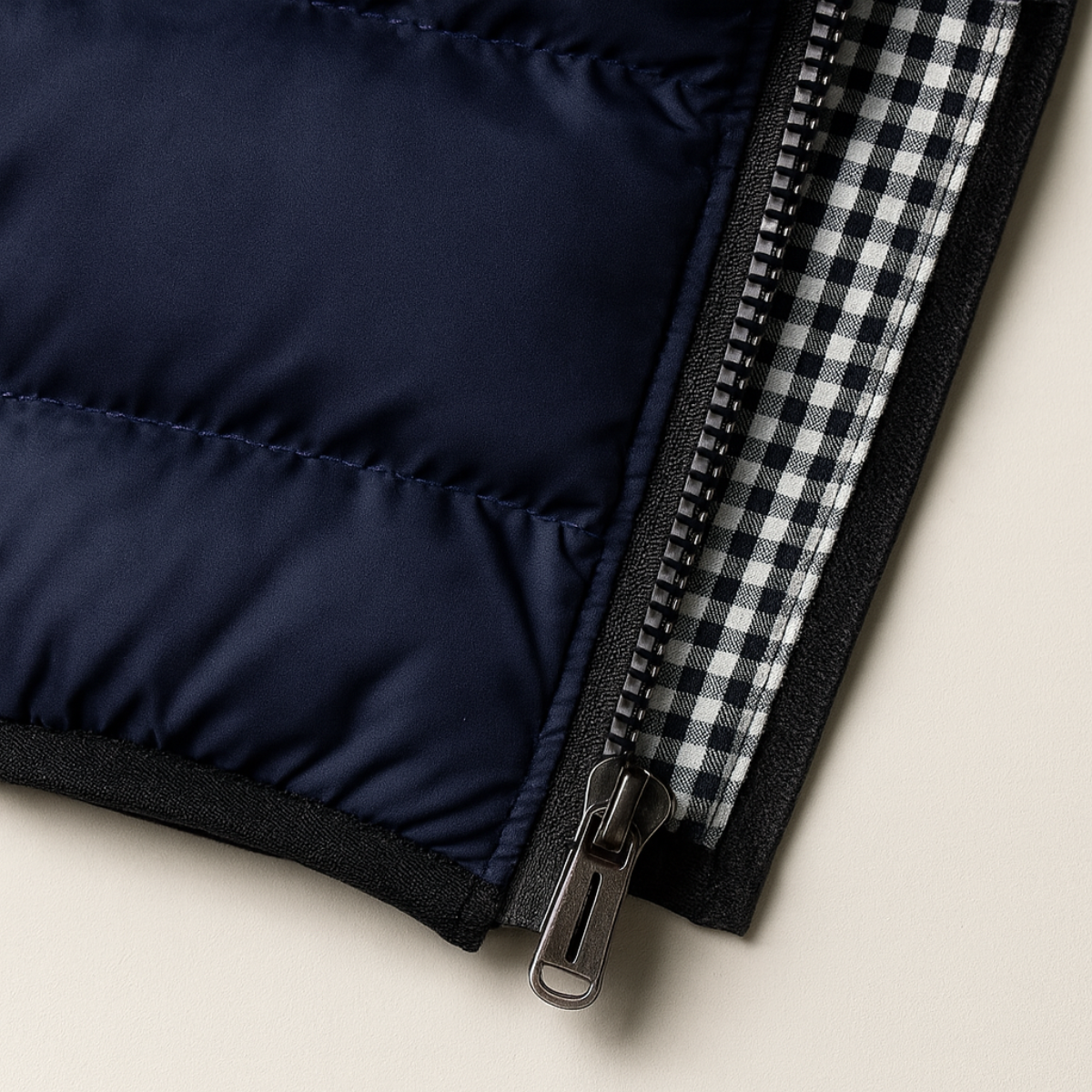 Men's No Sleeve Shirt | Stand Collar Quilted Puffer