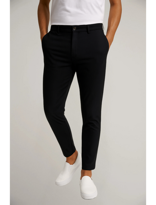 Men's Chino | Slim-Fit Mid-Rise Button Closure