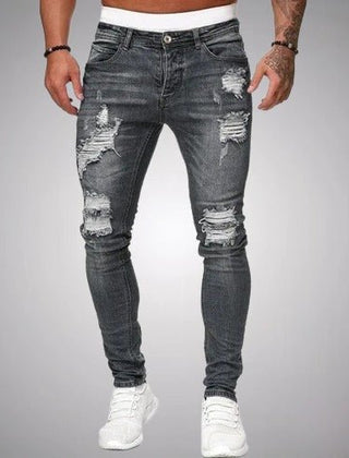 Men's Jeans | Distressed Skinny Fit Stretch Denim