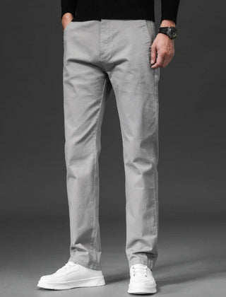 Men's Chino Pants | Straight Leg Stretch Cotton Casual