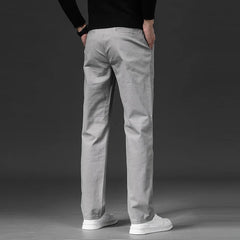 Men's Chino Pants | Straight Leg Stretch Cotton Casual