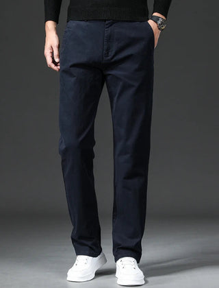 Men's Chino Pants | Straight Leg Stretch Cotton Casual